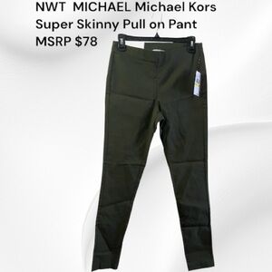 MICHAEL Michael Kors Super Skinny Pull on Pant Size Medium NWT MSRP $78